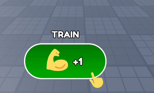 Example of a clean button animation created with Cascade UI showing blended click and hover effects